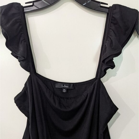 New Lulu's | Repeat After Me Sleeveless Bodysuit in Black - Picture 4 of 8